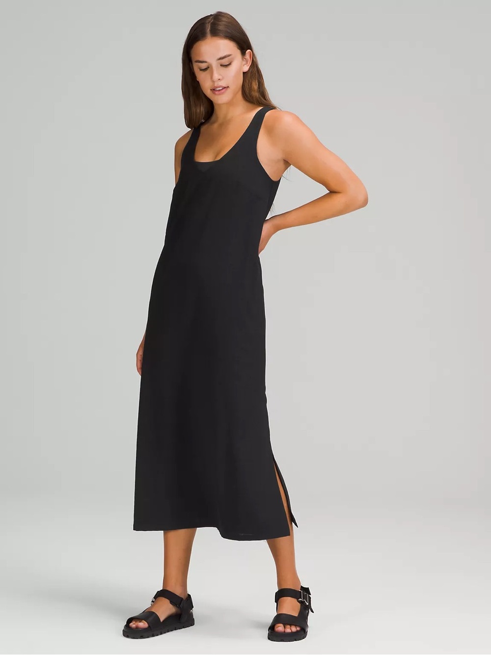 Lululemon V-Neck Reversible Midi Dress